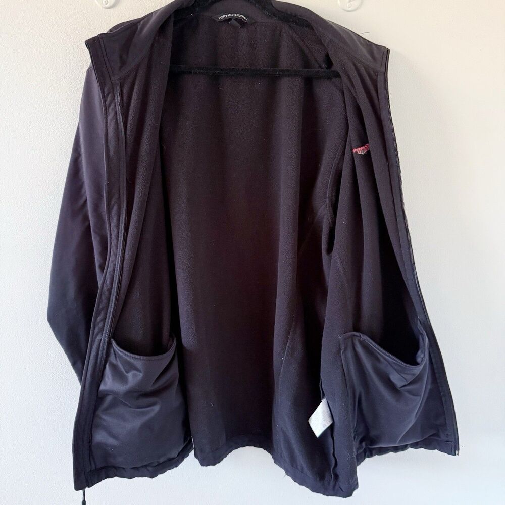 State Farm Black Jacket Embroidered Port Authority Sz 2XL XXL Pockets Soft Shell - Picture 4 of 16